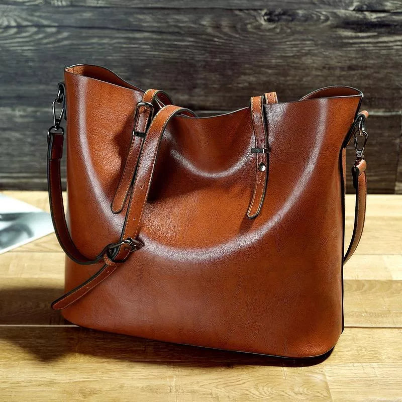 NICOLE™ | BORSA A TRACOLLA IN PELLE VINTAGE